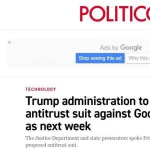 特朗普承诺，若胜选，将起诉谷歌——科技巨头与政治权力之间的博弈